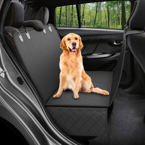 Dog Car Seat Cover with Mesh – Waterproof, Non-Slip & Safe Travel
