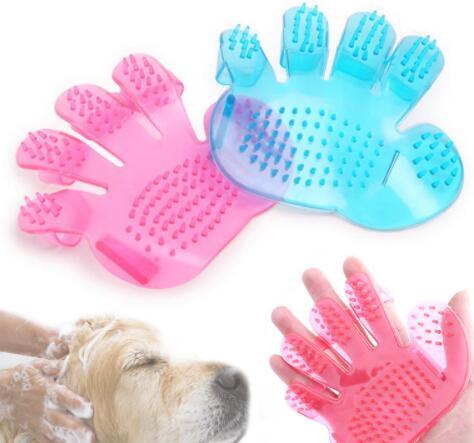 Pet Grooming Glove – Deshedding & Massage Brush for Cats and Dogs (Adjustable, Hair Remover)