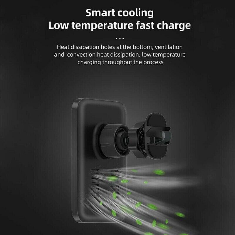 Magnetic Wireless Car Charger Mount – Fast Charging for iPhone 12–14 Pro Max