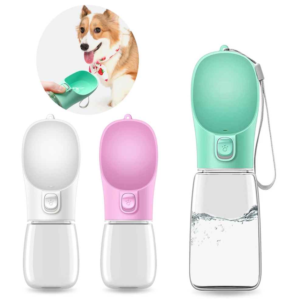 Portable Pet Water Bottle & Feeder – Travel Bowl for Dogs & Cats