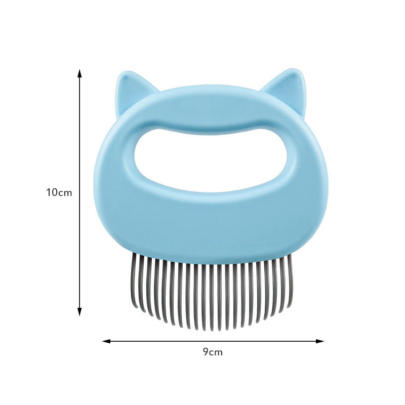 Pet Massage Grooming Brush – Gentle Deshedding & Hair Removal for Cats & Dogs