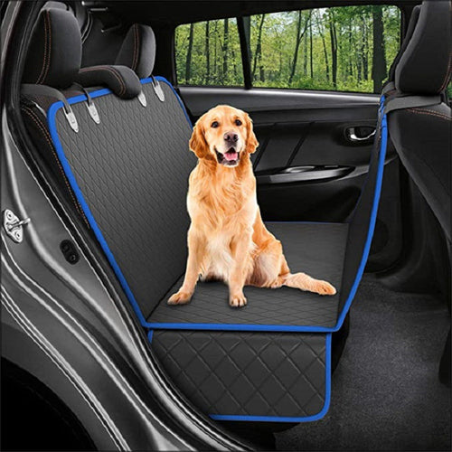Dog car seat cover with mesh window waterproof pet seat protector